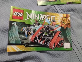 Lego Ninjago Instruction Manual Booklets No Brick  Lot Of 6, 70501,3,4-9455,2516