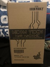Hot toys 1/6 MMS553 War Machine Iron Man 2 Neon Tech New