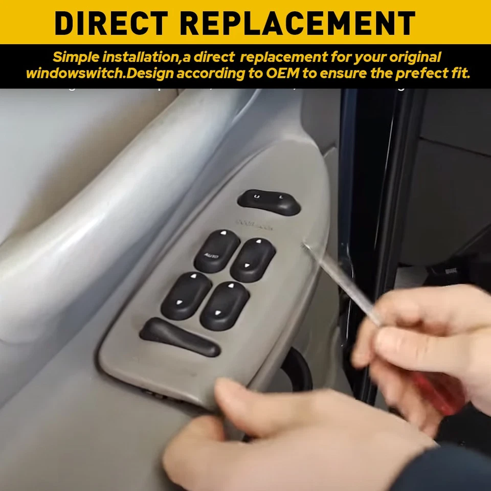 适用于 1997 - 02 福特 Expedition Excursion 司机电源窗开关 XL1Z14529BA1-5x — 第 4/4 张图片