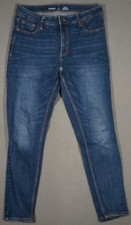 WL11446 **OLD NAVY** HIGH-RISE ROCKSTAR SKINNY LEG WOMENS BLUE JEANS sz10 SHORT