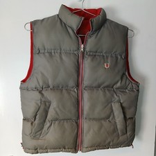 Vintage 1992 Eisenegger Reversible Green Red Padded Quilted Gilet UK Size 14