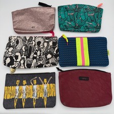 Lot of 6 Assorted Ipsy Makeup Cosmetics Bags - No Products - Bags Only