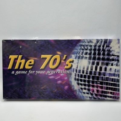 The 70 s Board Game - A Game For Your Generation - Monopoly Format - New Sealed