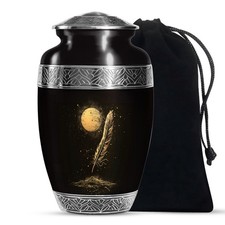 Feather Echo Memorial Urns for Human Ashes Adult Mom Dad 10 Inch
