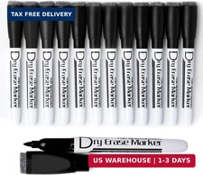 Volcanics Magnetic Dry Erase Markers With Eraser Low Odor Fine Tip Whiteboard Pe