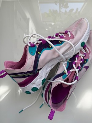 Sneaker Nike React Element 55 Woman, Gr. EU 40,5 US 9, rosa, lila
