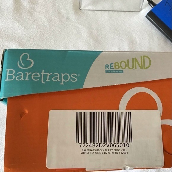 Baretraps Becky Furry Black Croc Embossed Slip On Loafer Shoes W Wide Size 6.5