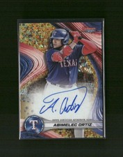 2024 Bowman's Best Abimelec Ortiz Best of 2024 Auto Gold Mini Diamond /50