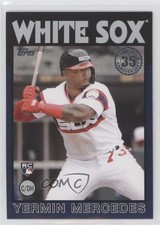 2021 Update 1986 Topps Baseball 35th Anniversary Blue Yermin Mercedes 0y59