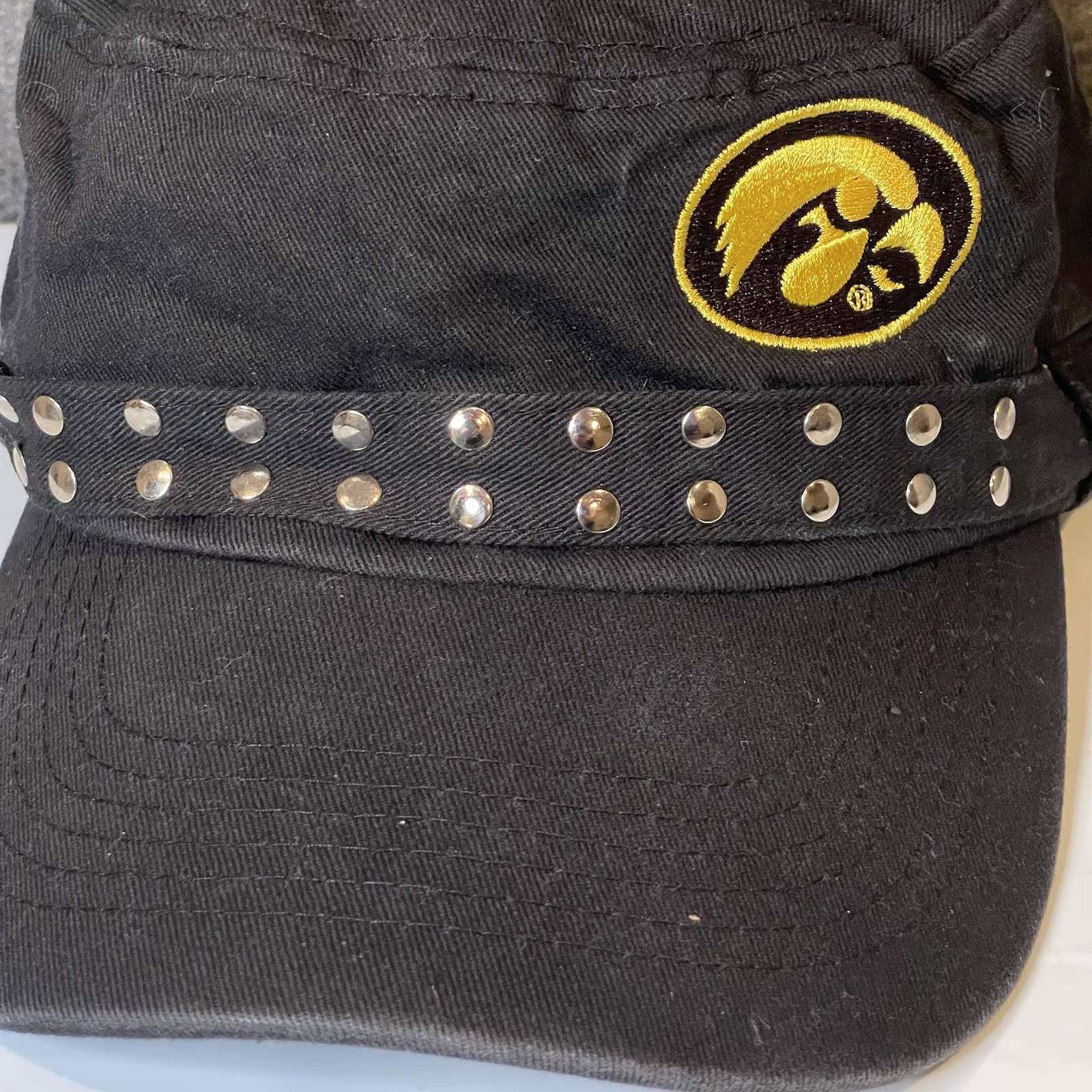 IOWA Hawkeyes Cap Hat Womens Headwear By Bimm Ridder Sportswear Football Studs