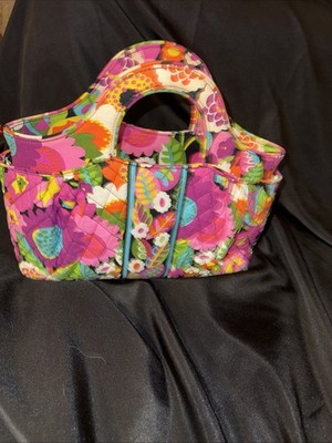 Vera Bradley Va Va Bloom Handbag 15x8x3  NWOT Tote Satchel Organizer