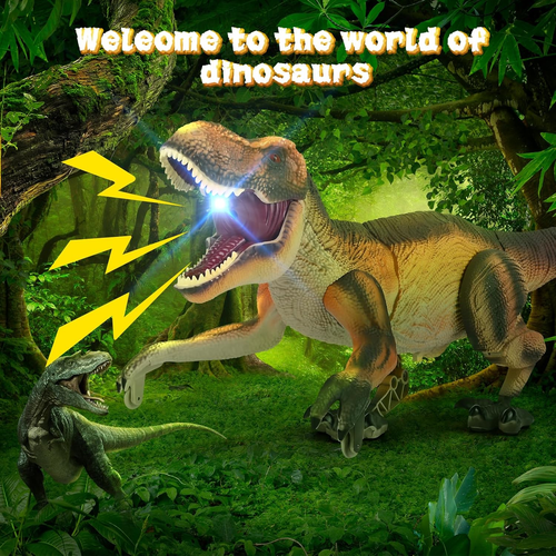 Dinosaurio Teledirigido Con Movimiento, Juguetes Infantiles, Funciones De Rociar - Imagen 6 de 12
