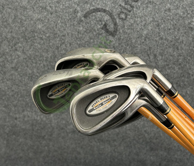 Turbo Power Steel Plus 3 Eisensatz 3-SW, Rechts RH, Graphit, Regular-Flex