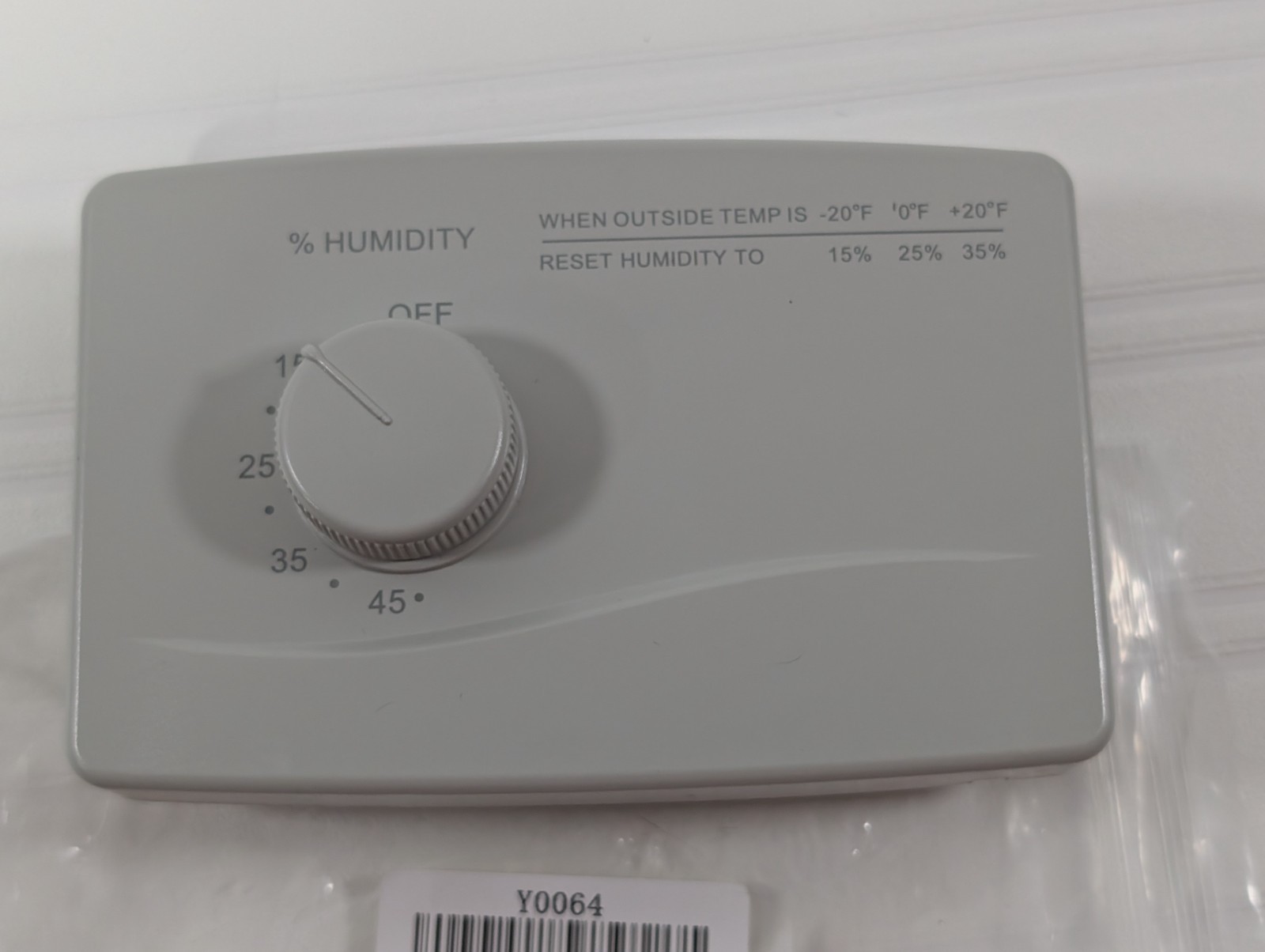 Control Switch Gray For Aprilaire Whole Home Humidifier