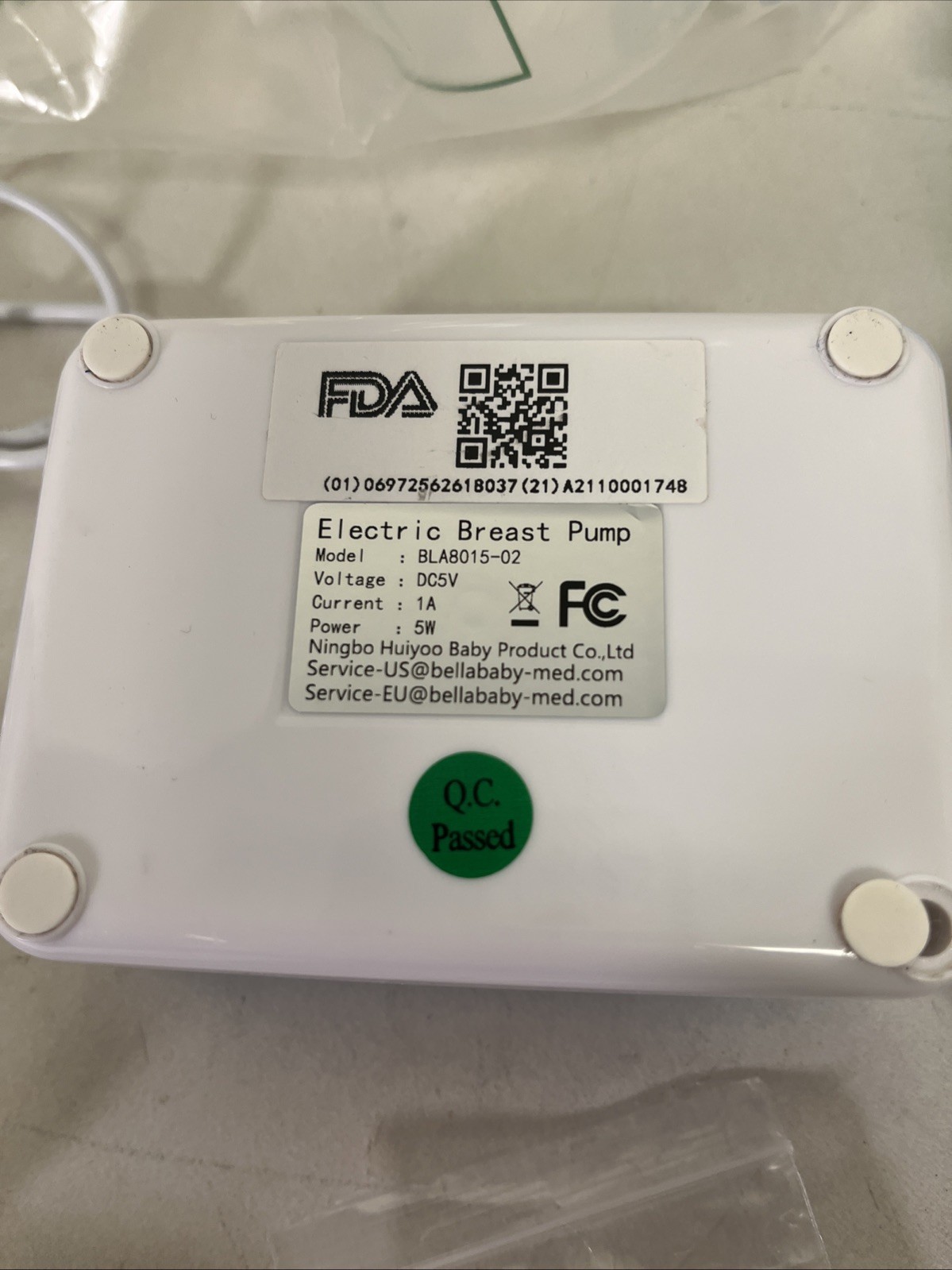 Bellababy  Duo Rechargeable Electric Breast Pump BLA8015-02 + AMEDA MyaJOyPlus