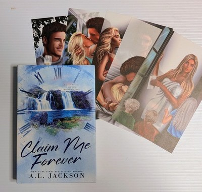 CLAIM ME FOREVER A.L. Jackson SIGNED & Art Prints 1st Edition 2024 HCDJ Romance