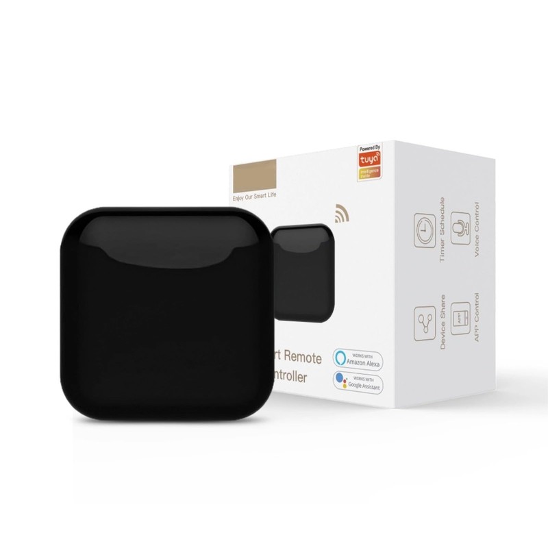 WiFi IR & RF Universal Remote, All in One Smart Home Hub Code Learning Black