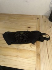 amphipod Black Nylon Hiking Waist Pack Zip Closure Reflective Accents 3 Pockets