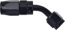 10PCS Hose End Fitting 45 Degree Swivel for CPE Braided Hose Black