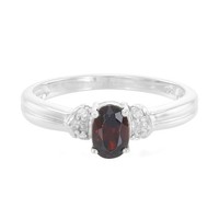 Cavill Damen Ring Silber 925 Schokoladen Zirkon 0,77Ct Oval Elegant