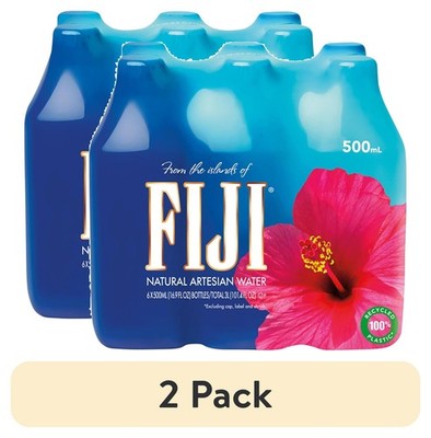 (2 pack) Natural Artesian Water, 16.9 fl. oz. (Pack of 6 Bottles)