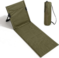 Klappbare Strandmatte Mit RüCkenstüTze FüR Camping Picknick Outdoor Sitzliege
