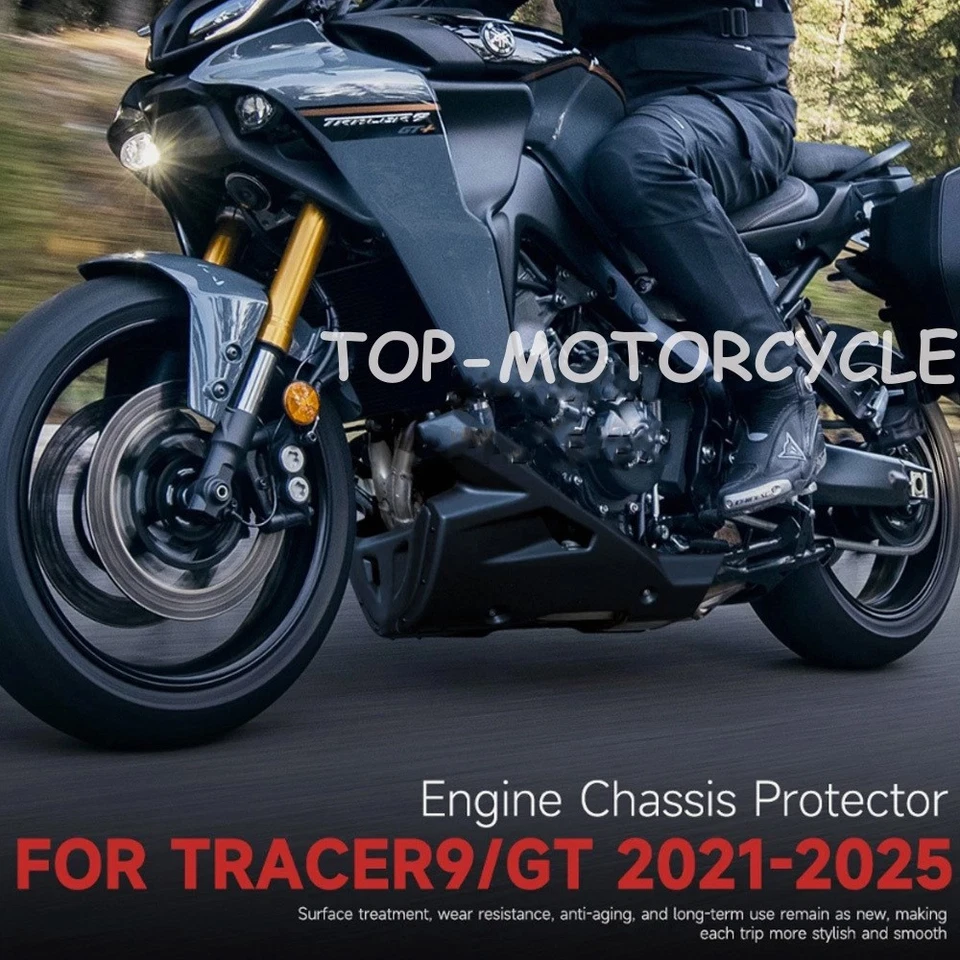Protección de alerones de barriga inferior del motor para Yamaha TRACER 9 / 9GT 2021-2025 Foto 2 de 4