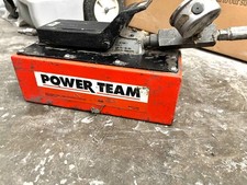 Power Team Pa6m Air Over Hydraulic Foot Pedal Pump Aluminum Reservoir Oem Pump