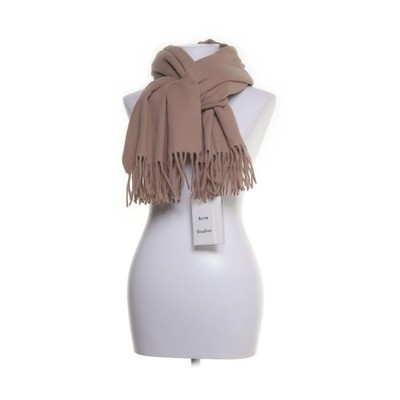 Acne Studios, Schal, Damen, Wolle, Beige, Einfarbig, 180 cm, 70 #lLY