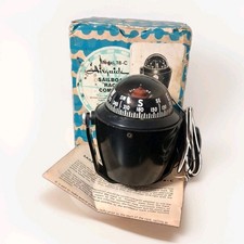 Airguide Model 78-c Sailboat Racing Compass Vintage No Bracket Included Airguide Model 78-c Sailboat Racing Compass Vintage No Bracket Included