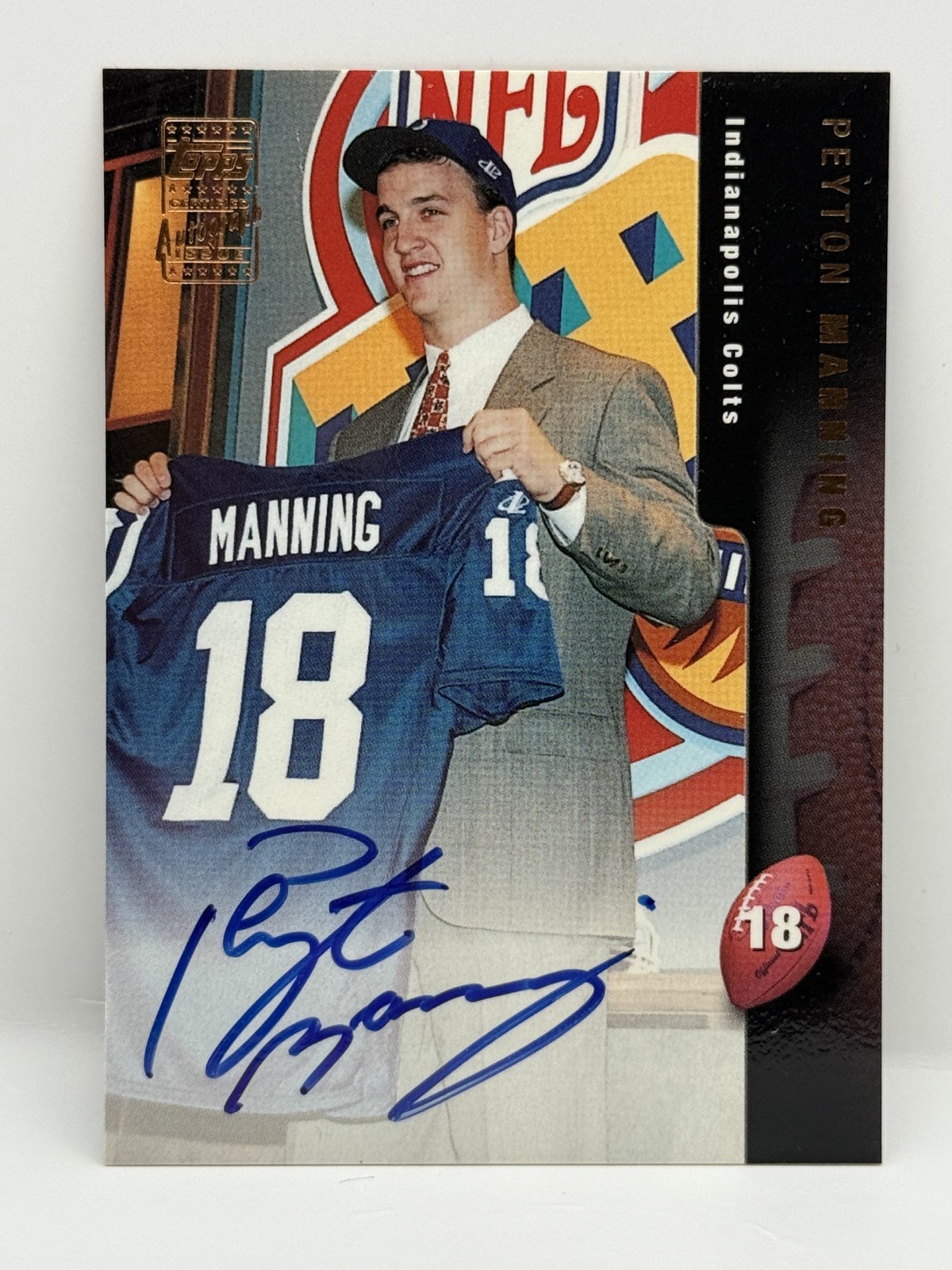Peyton Manning Topps Certified Autograph #A10 Base