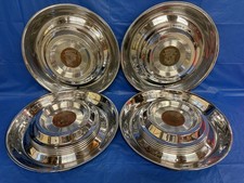Vintage Set Of 4 195455 Cadillac 15 Hubcaps Vintage Set Of 4 195455 Cadillac 15 Hubcaps
