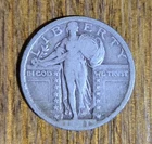 1921 KEY DATE Standing Liberty Quarter G/VG