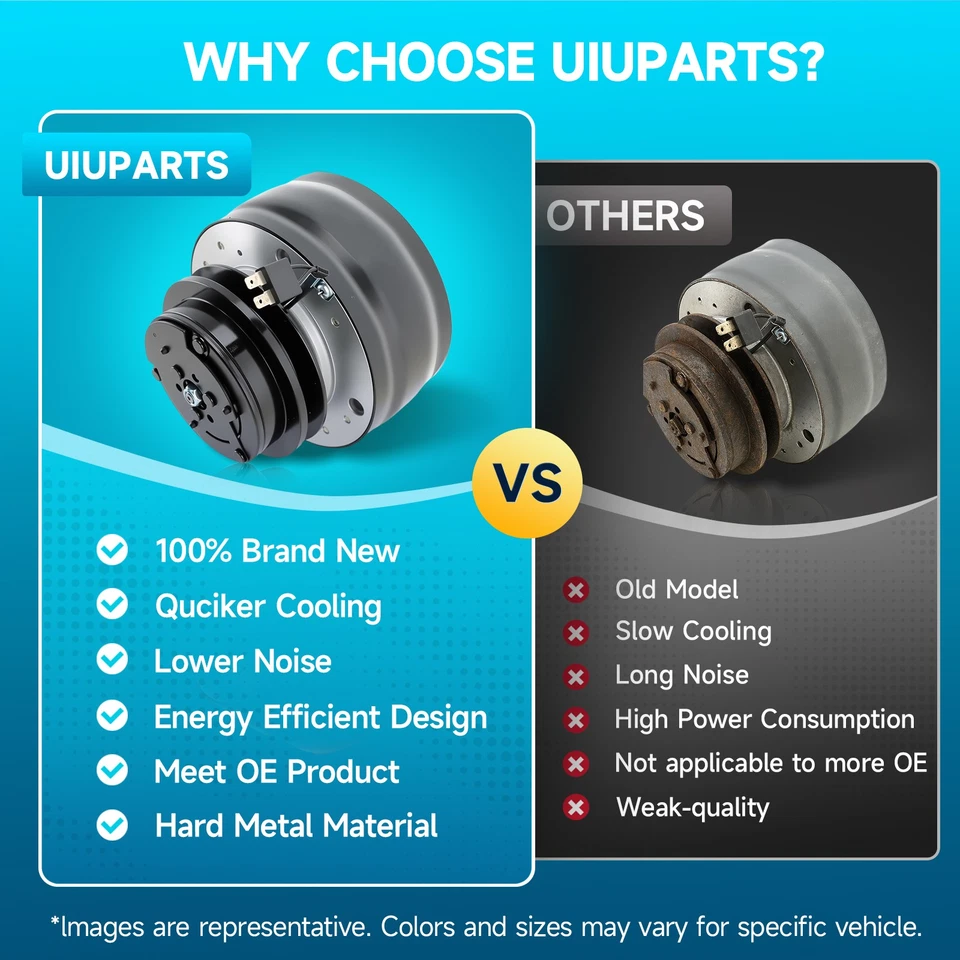 NEW A/C COMPRESSOR-R134A ALUMINUM CO11169MC-KTAC FOR CHEVY & GMC 88964864 Foto 3 de 4