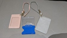 ID Card Holders x 4 2 Retractable ID Card Holders