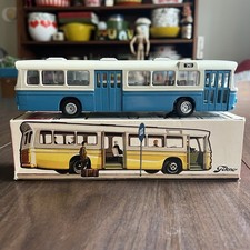 Vintage Tekno Scania CR76 Blue Bus No. 851 Denmark Diecast Transit Bus w/ Box