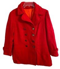    Women's Vintage 3 Piece Red Jacket Pant  Skirt Set   