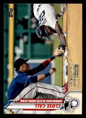 2020 Topps Celebration of the Decades Parallel # 31 Close Call - Niko Goodrum &