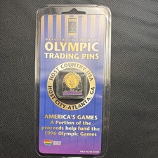 Atlanta 1996 Olympics 'Dreams of Gold' Trading Pin Host Country USA