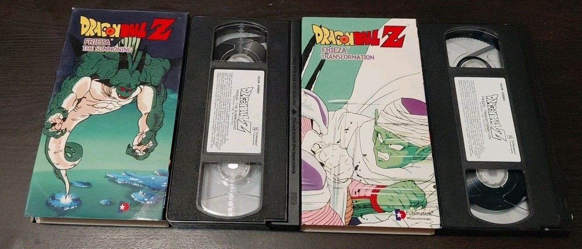 DRAGON BALL Z DBZ THE FRIEZA SAGA VHS COMPLETE BOX SET - Great