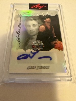 Allen Iverson 2026 Leaf Metal Indepence Day Founding Fathers Auto 1/1