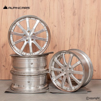 ORIGINAL Felgen Satz Set Rims Rays Black Fleet V440 4x 19x8J ET53 5x114.3