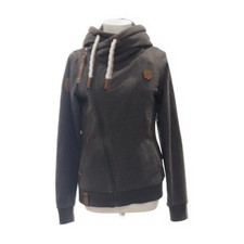 Naketano, Kapuzenpullover, Größe: M, Grau, Baumwolle/Polyester, Fleece #VLM