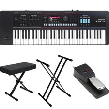 Roland JUNO-D6 61-key Synthesizer Essentials Bundle