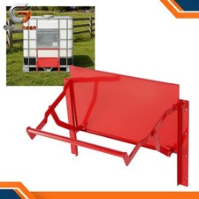 Heavy Duty Manual 12" x 21" Sliding Grain Gate Red For Livestock Feed Storage