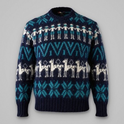 Vintage 80s Kappa Sweater Mens XS Navy Teal Long Sleeve Wool