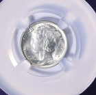 1918-S Mercury Dime : NGC MS65  Purple Bee Holder — photo 3