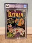 Batman 179 CGC Graded 3.5 2nd Silver Age Riddler  DC Comics 1966