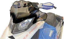 Powermadd Cobra Windshield Low 12" Smoke/Black Fade #13412 Ski-Doo