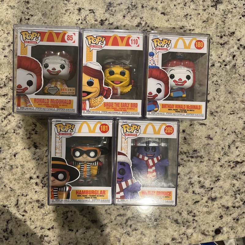 Funko Pop Ronald McDonald Lot Of 5
